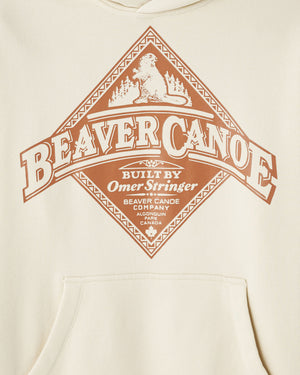 Beaver Canoe Relaxed Hoodie | Almond