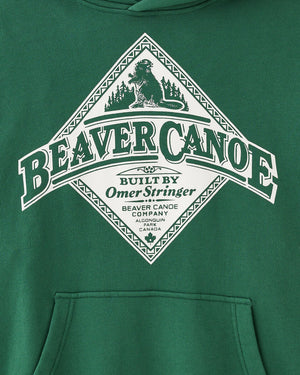 Beaver Canoe Relaxed Hoodie | Green