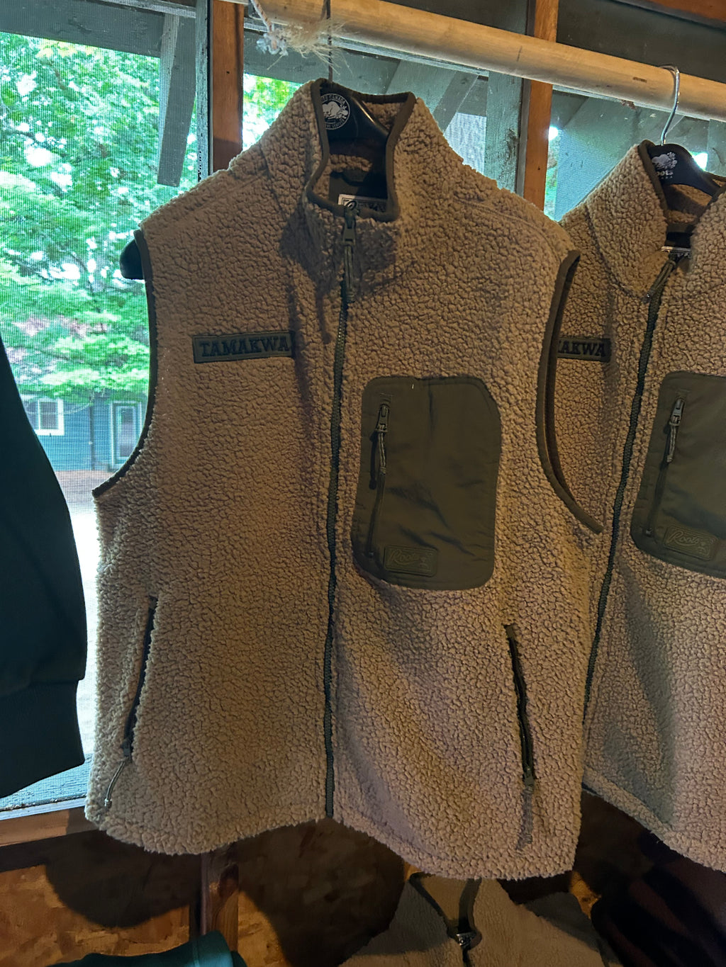 Caramel Shearling Fleece Vest