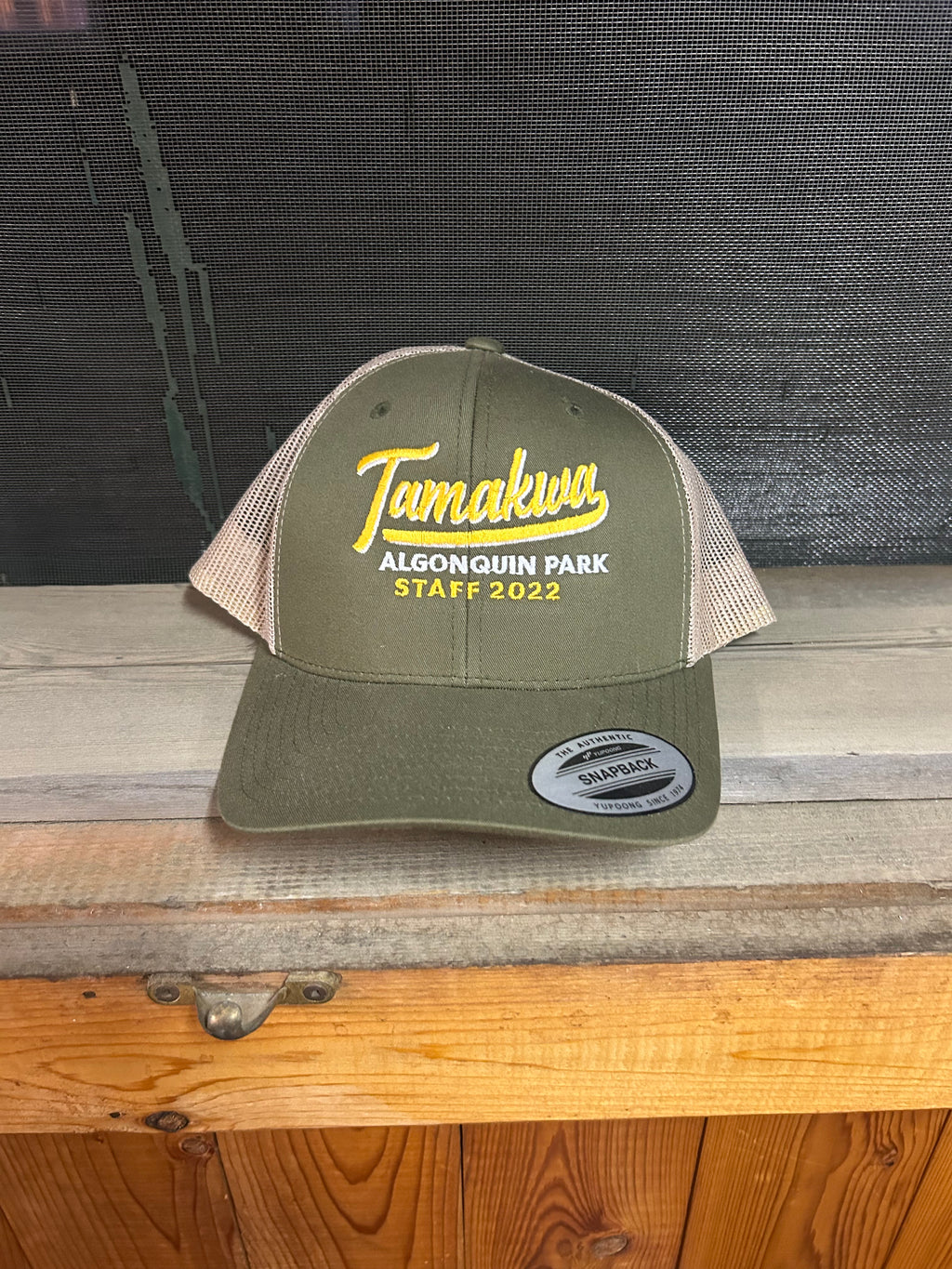 Tamakwa Retro Trucker Hat - Army Green