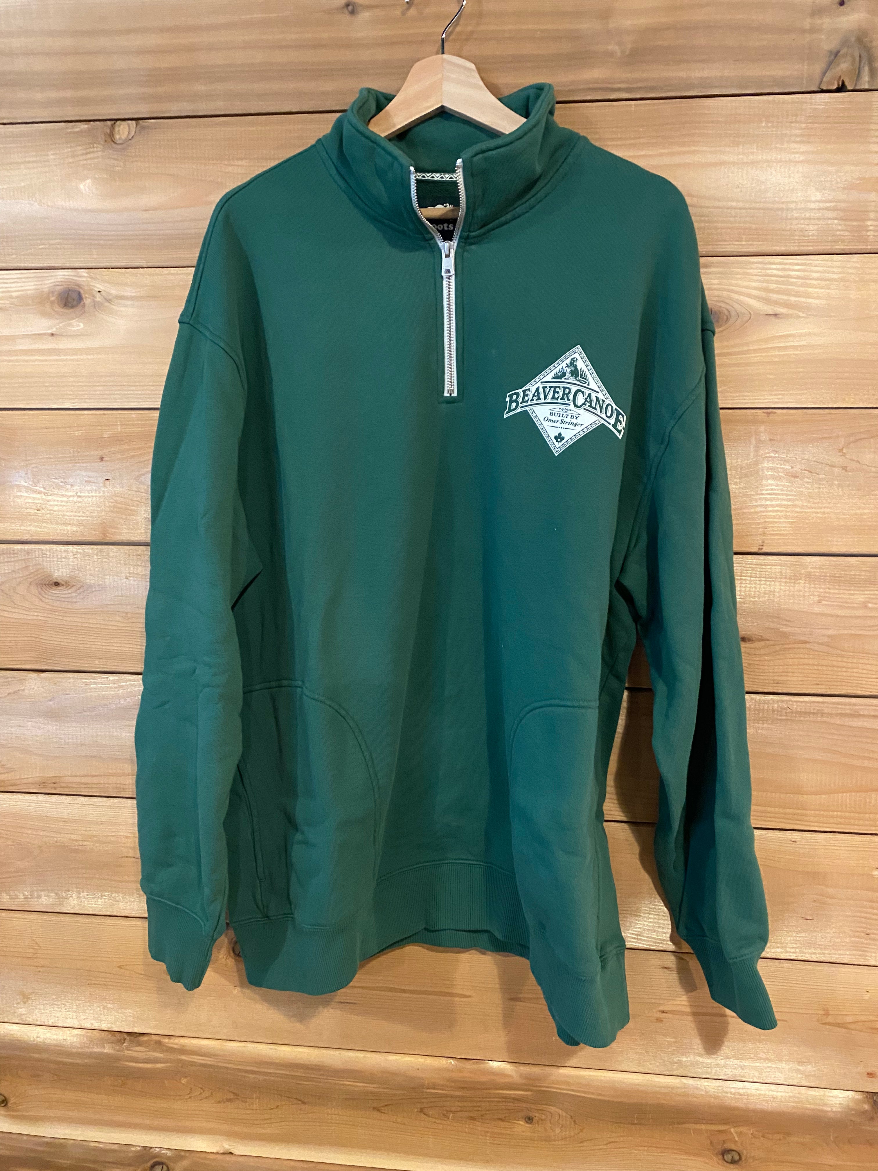 Beaver Canoe Half Zip Stein